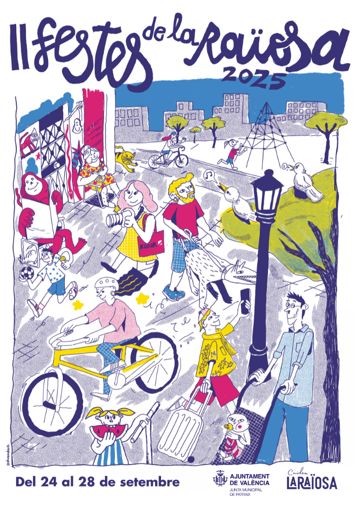 Cartell de les II Festes de La Raïosa